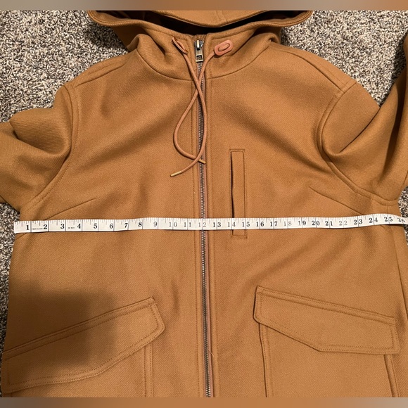 Madewell Lynnford Camel Color Coat in Insuluxe fabric Camel . Size 1X NWT - Picture 6 of 11